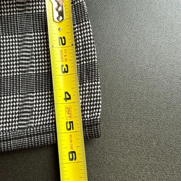 Women's XL‎ Houndstooth Stretch Leggings Fleece Lined Pull On Preppy Acadamia - Picture 12 of 14